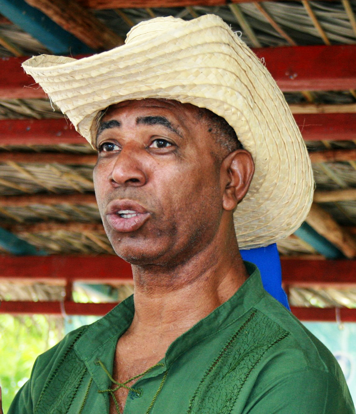 Improviser Emiliano Sardiñas.