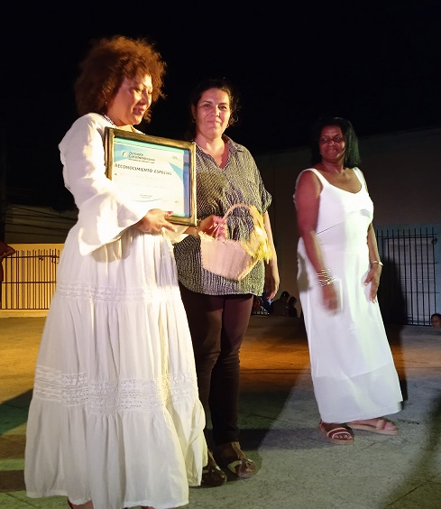 María Victoria Rodríguez was recognized for her artistic career