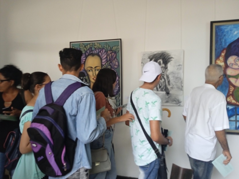 Cultura galería Fayad Jamís expo Aquí estamos 3