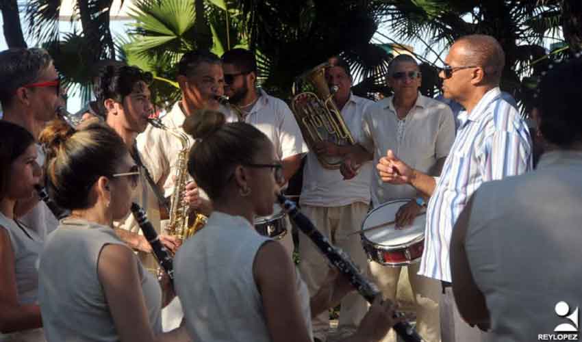 Performance of the Provincial Concert Band as part of the Las Tunas Culture Day 2022 