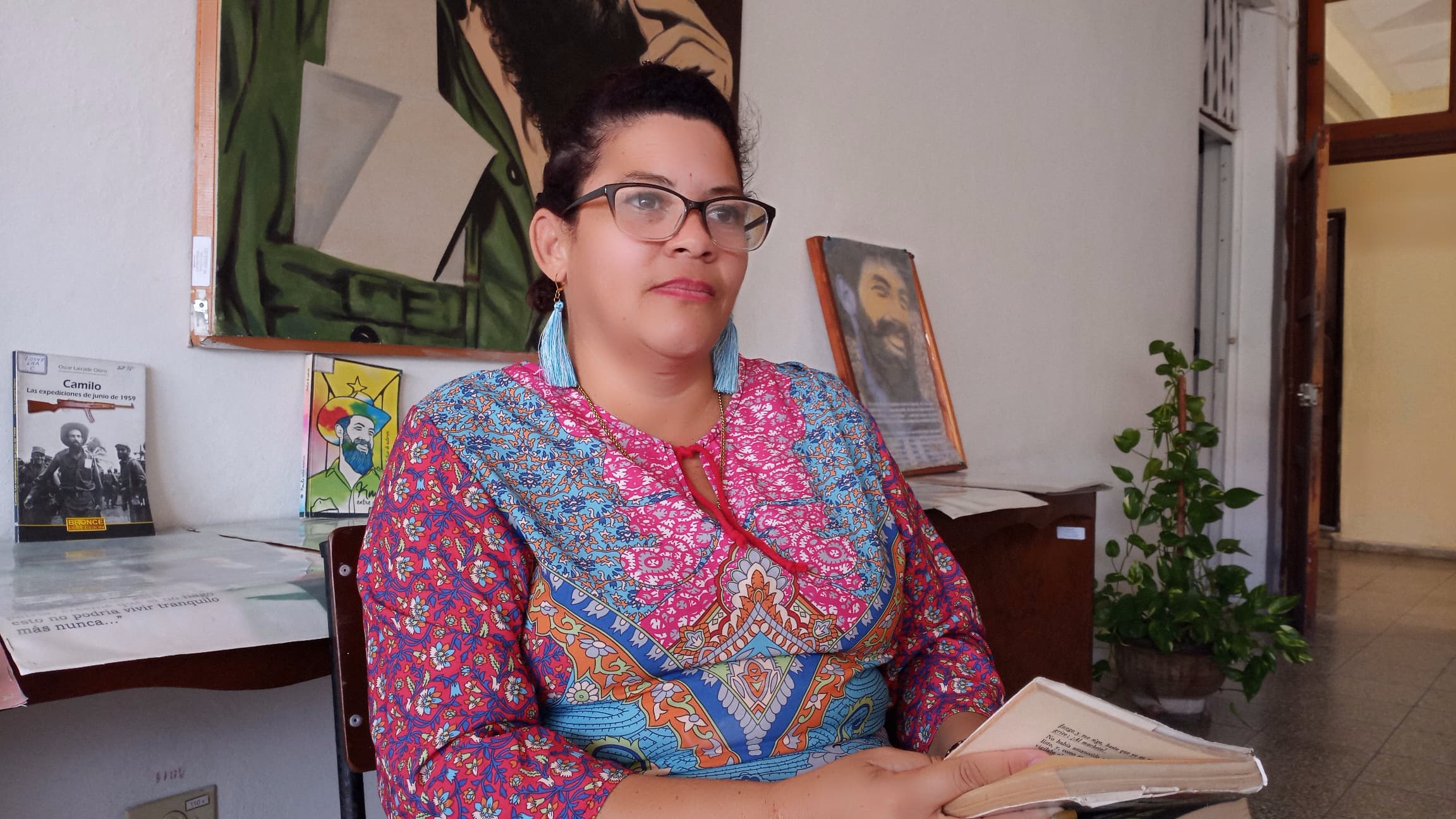 Marianela Pérez Castro jefa de la Cátedra de Historia en Camilito