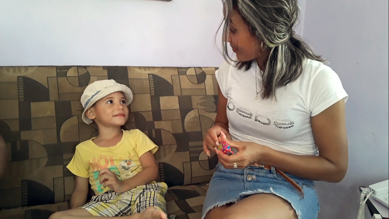 dianelys tejeda salinas con su hijo cristian foto migueldn