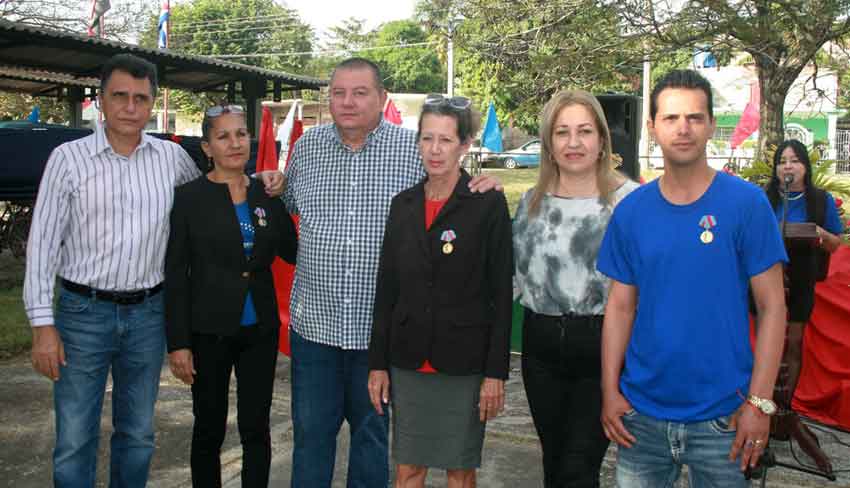 Melissa Clothing Company workers were also recognized.