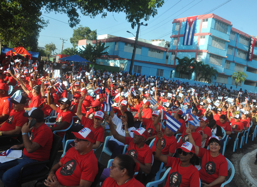 "Jesús Menéndez, host of the provincial celebrations for the July 26th events.