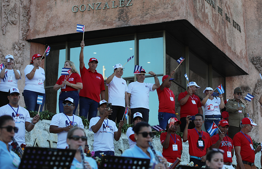 May Day Parade in Las Tunas.