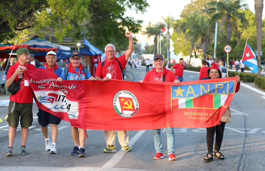 May Day Parade in Las Tunas.