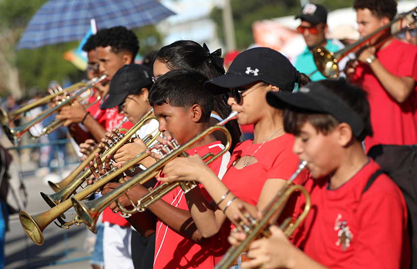May Day Parade in Las Tunas.