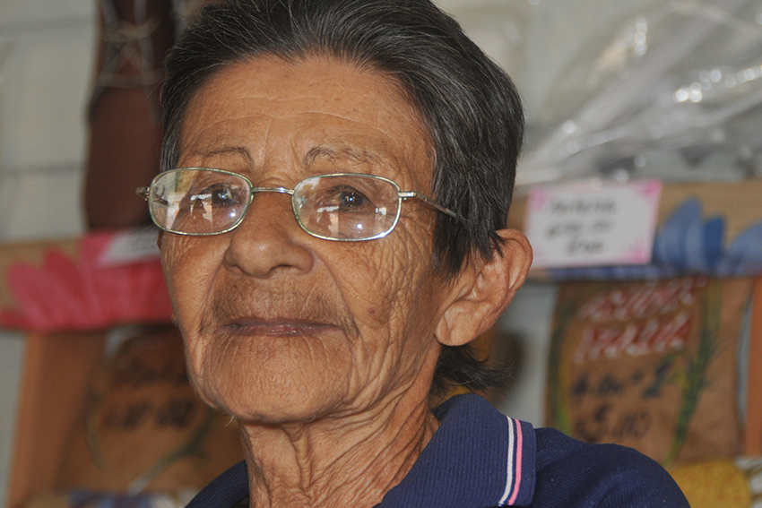 Retired shop assistant Berta Medero Rojas.