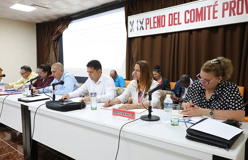 Provincial PCC plenary session in Las Tunas.