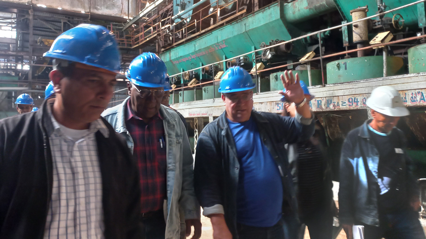 The Cuban Vice President in working visit to Las Tunas.