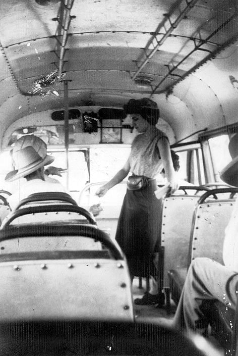 Cuando se inauguró el transporte local casi todas las conductoras eran mujeresjpg
