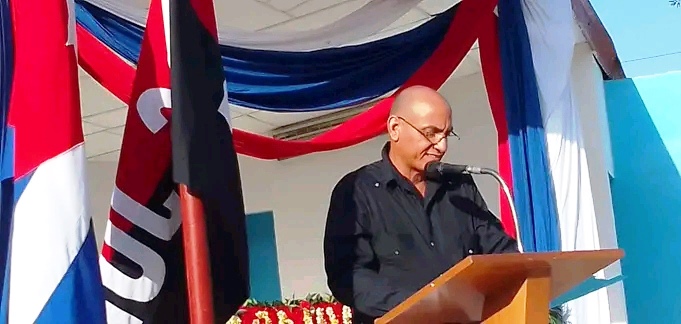 Fieles1 Acto por el 26 de Julio municipio Las Tunas