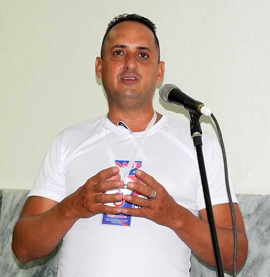 Lidier Águila Machado, presidente de la ANIR a nivel nacional.