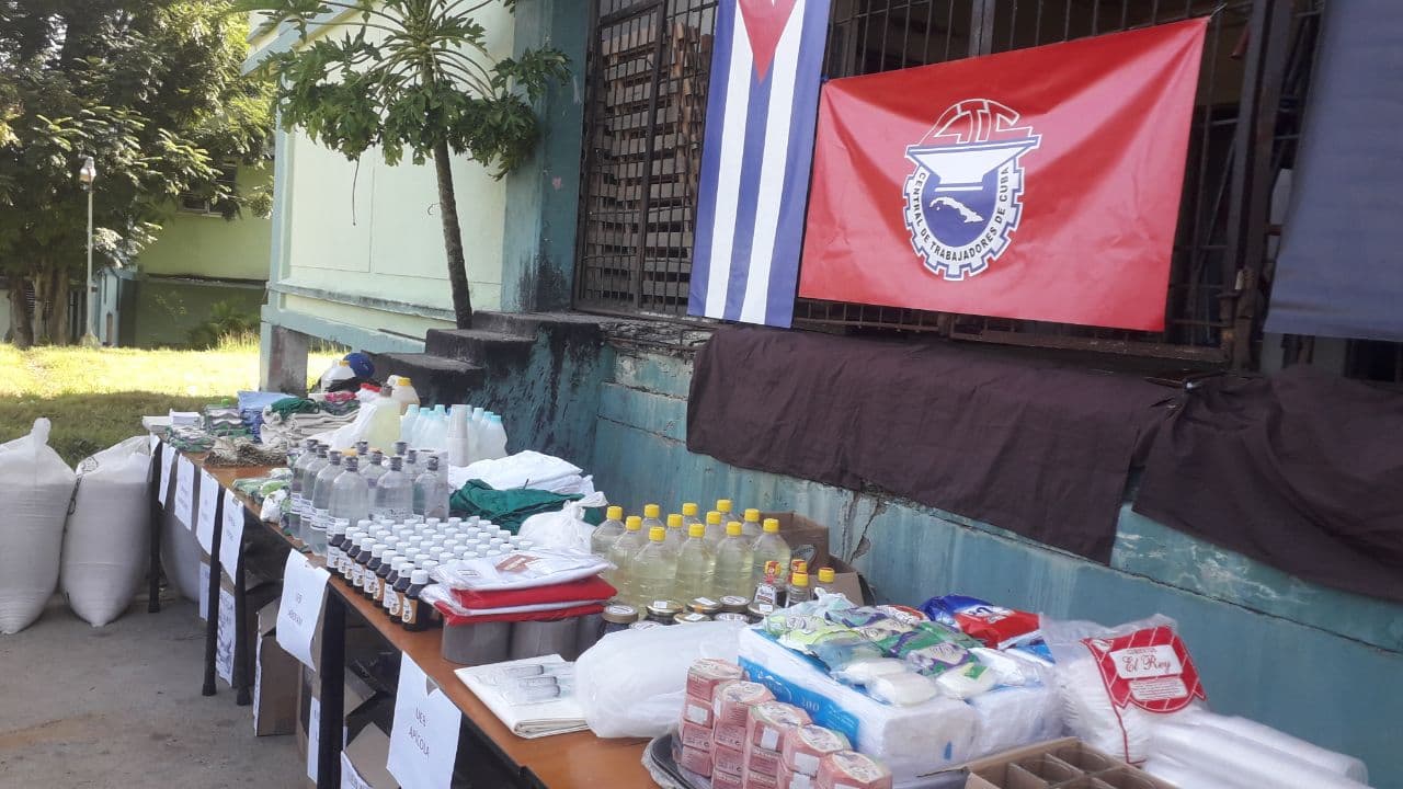 Donation by the Union of Agricultural, Forestry, and Tobacco Workers 