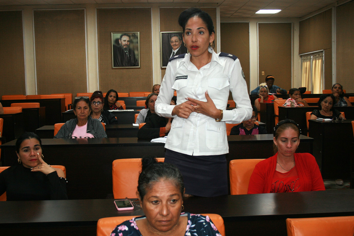 Members of the FMC debate issues related to their organization
