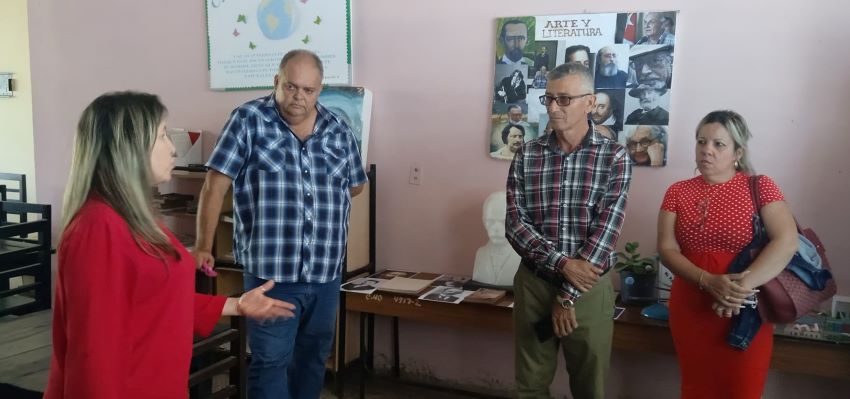 visita de ministra de Educación a las tunas 2024 mayo