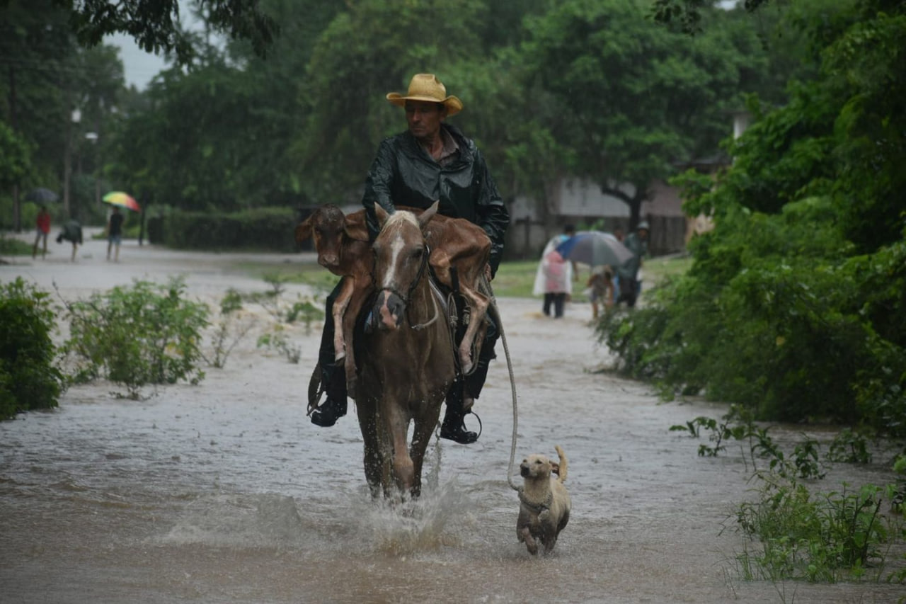 Flooding in the southern municipality of Jobabo