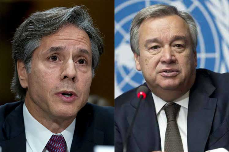 Blinken y Guterres