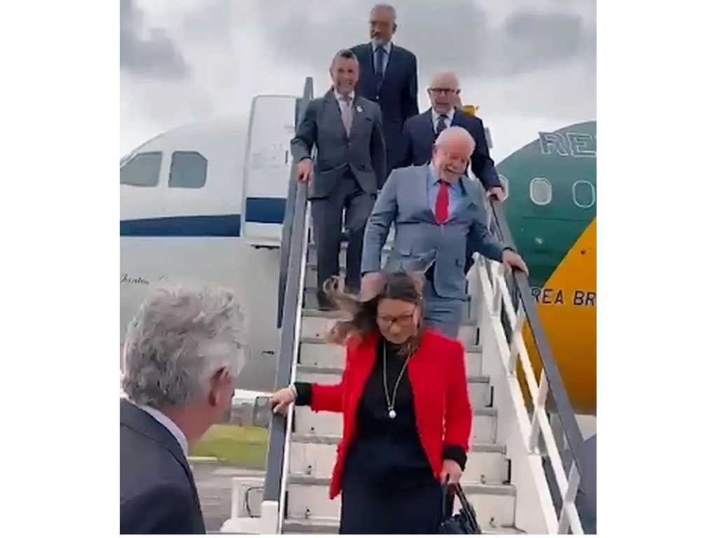 Lula llego al Reino Unido