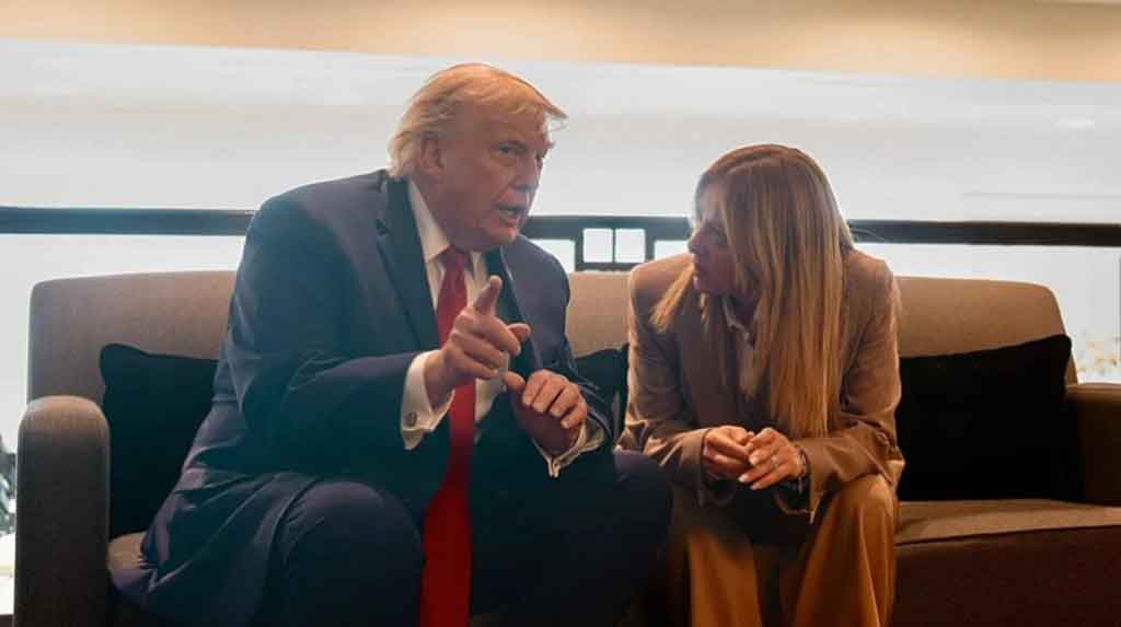 Meloni Trump G7 1