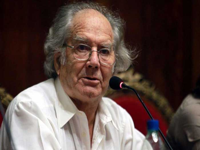 Premio Nobel argentino Adolfo Pérez Esquivel.