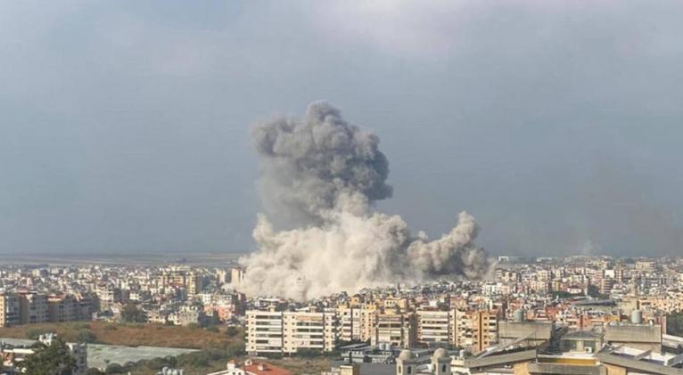 beirut bombardeo israeli suburbio sur 1