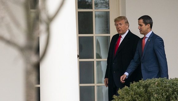 guaido y trump 