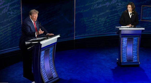 kamala harris y Donald Trump debate