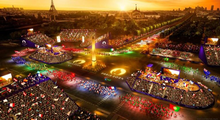 paris 2024 opening ceremony athletes parade 1024x576