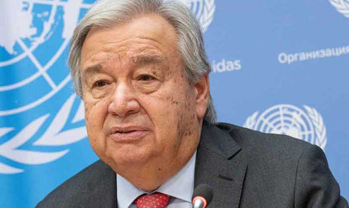 Guterres incluyó el fin de hambre, la transición hacia las energías renovables, el cierre de la brecha de la digitalización, la educación de calidad, el trabajo decente y la protección social