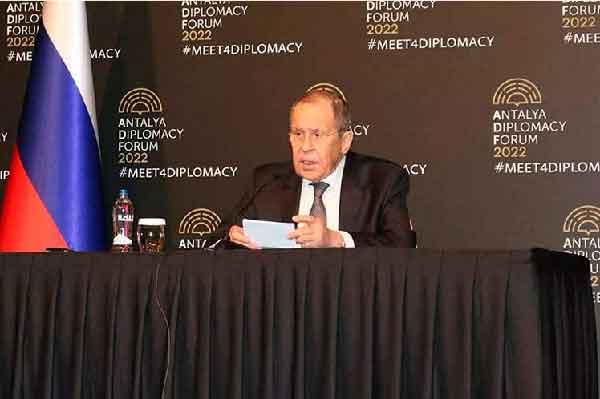 Russian Foreign Minister, Sergey Lavrov.