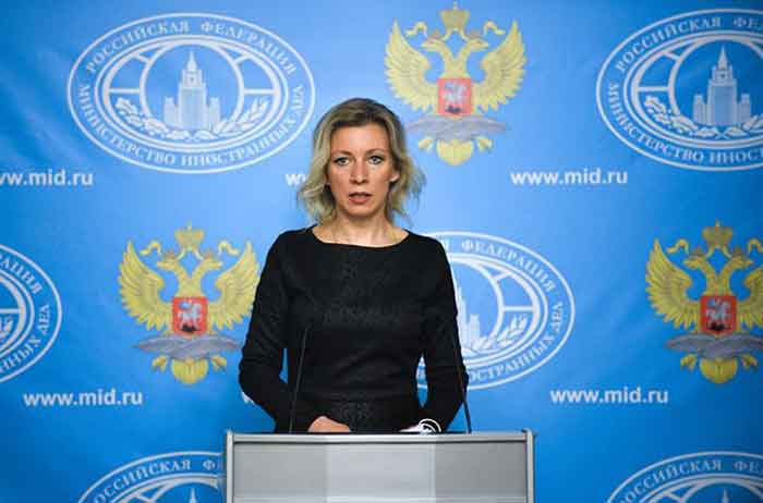 Russia's Foreign Ministry spokeswoman Maria Zakharova