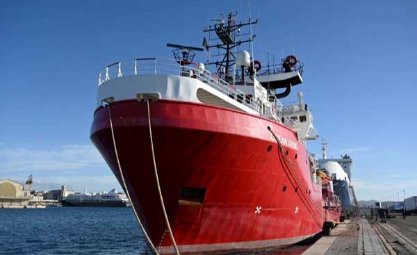Ocean Viking pulled the migrants to safety four days ago from two rubber dinghies.