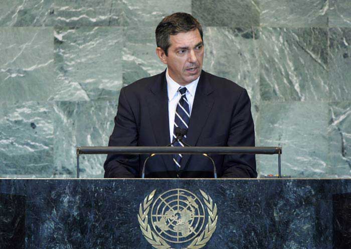 Stavros Lambrinidis, European Union's permanent observer to the United Nations.