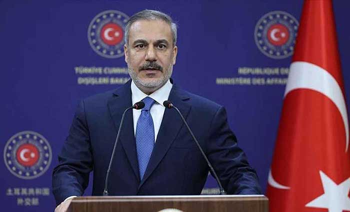 Canciller turco Hakan Fidan.