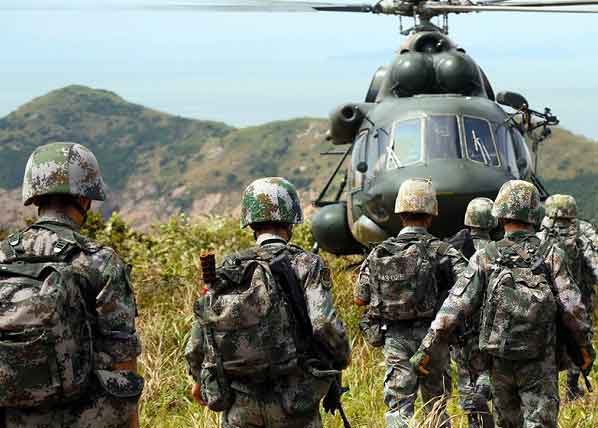 The Chinese Army's Eastern Theater Command reported on Monday that its troops are on high alert