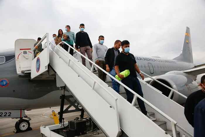 The number of Colombians deported by the United States in the last week is approaching half a thousand.