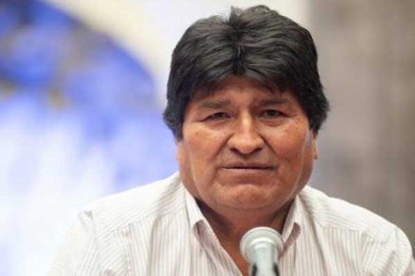 Former Bolivian President Evo Morales