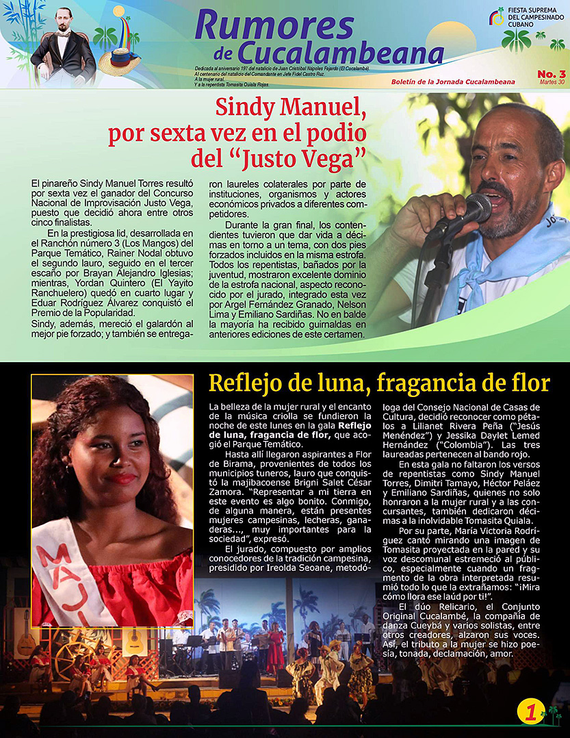 boletin martes 30 cucalambeana