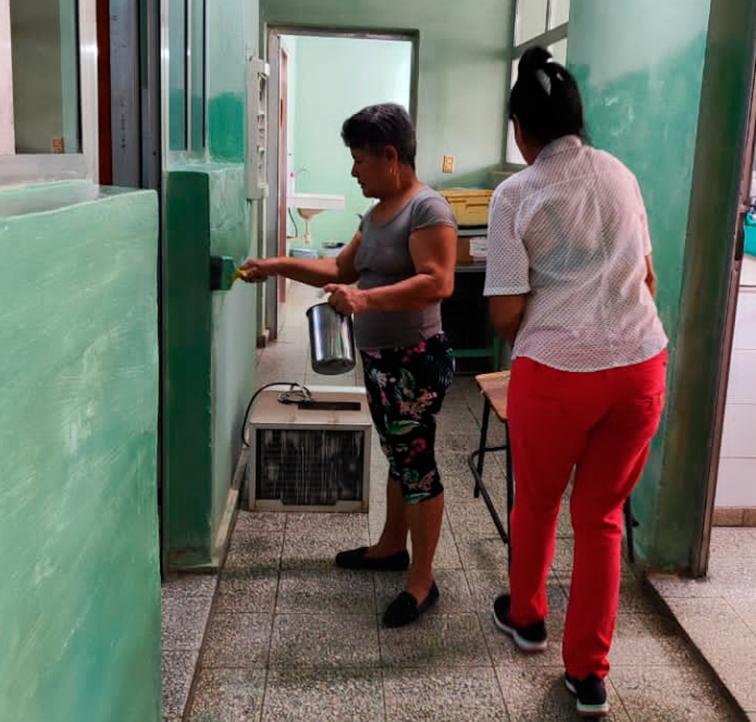 The revitalization of the hematology examination area guarantees the operation of the clinical laboratory.