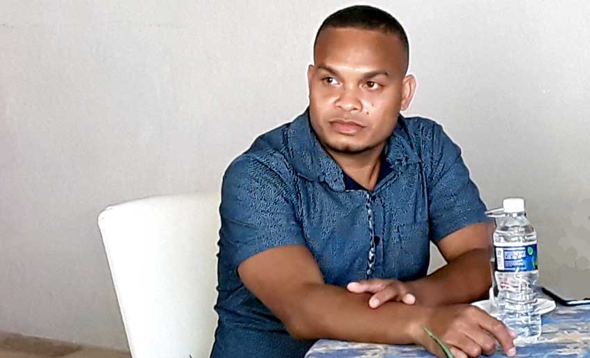 Ronis, en la sede del Instituto Cubano de Amistad con los Pueblos en Las Tunas, donde acompañó a su embajador en un encuentro con profesionales de la salud aquí.