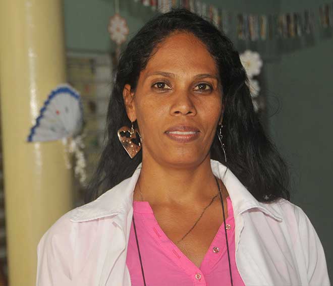 Yusleydis Ortiz, trabajadora social
