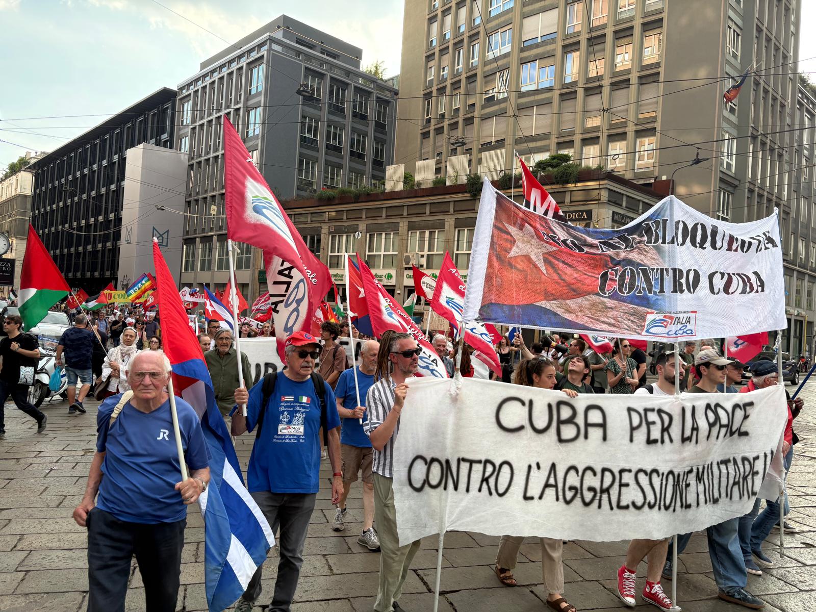 marcha solidaria italia con cuba mayo 2026