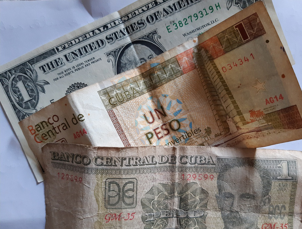 monedas USD CUP CUC