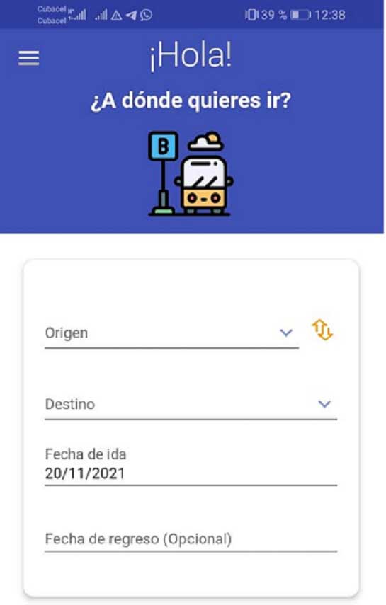Viajando app