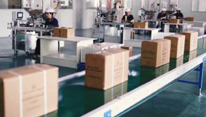 Workshop of a bamboo-products company in Chizhou, east China's Anhui province. 