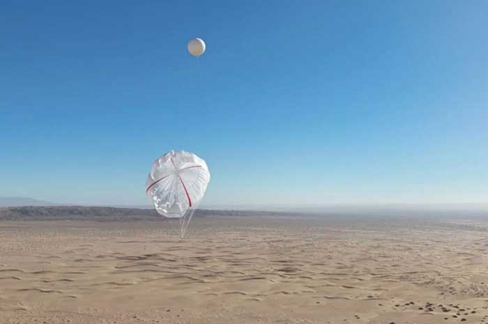 World's largest 5,000-square-meter high-altitude wind energy kite. 